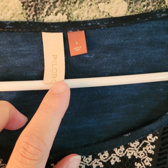 Anthropogie Pilcro Embroided Floral Blouse - Picture 6 of 7